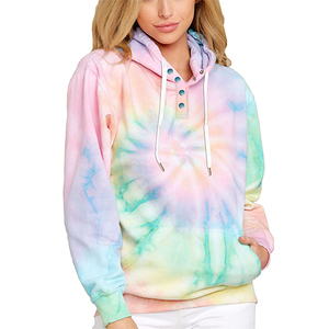 Sudadera con Capucha Sublimada de Forro Polar 100% Algodón Transpirable para Mujer, Hecha a Medida, Servicio OEM, Color Sólido - Product Image 5
