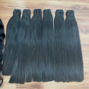 New trending color bone straight weft hair vietnamese human hair vendors virgin hair no shedding no <b>tangles</b> - Product Image 3