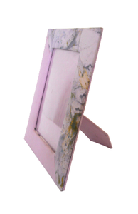 2025 nouveau Design moderne décor à la maison à la main recyclé coton papier mur plaine lavande couleur marbre impression cadre Photo - Product Image 4