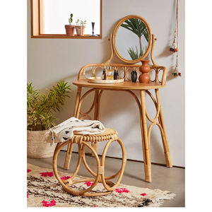 กระเบื้องเครื่องแป้งหวายคุณภาพดีไซน์ใหม่ทําด้วยมือธรรมชาติพร้อมสตูลสําหรับตกแต่งบ้านที่ผลิตในเวียดนามขายส่ง - Product Image 6