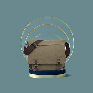 Bolso bandolera de lona auténtica Unisex de lujo para hombre y mujer - Product Image 6