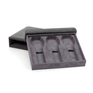 Étui de voyage rectangulaire en cuir PU personnalisé pour montres avec fermeture à cordon, étuis à montres de qualité supérieure - Product Image 5