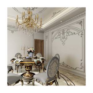 EVERWALL PU Crown Moulding avec diffuseur de bande LED-<span class=keywords><strong>Corniche</strong></span> décorative de plafonnier d'intérieur - Product Image 3