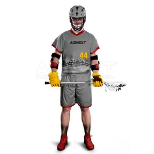 Uniforme de Lacrosse Personalizado de Talla Grande con Diseño Propio, Color y Logotipo a Elección, Transpirable, 100% Poliéster, Ropa Deportiva de Alta Calidad - Product Image 2