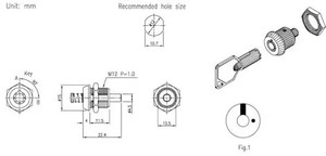 Cerradura de seguridad de latón con diseño de empuje - Product Image 5