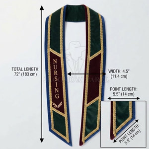 Banda de Graduación de la Serie de Ropa Escolar para Eventos de Graduación, con Tela de Satén y Múltiples Opciones de Tamaño, Exportador con MOQ Bajo - Product Image 4