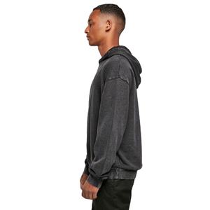 เสื้อมีฮู้ดแขนยาวผ้าฝ้ายซักกรดสำหรับผู้ชายเสื้อมีฮู้ดแบบสตรีทโอเวอร์ไซส์ออกแบบโลโก้100% ได้ตามต้องการ - Product Image 2