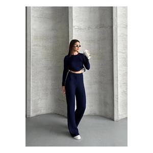 Set di paillettes da donna con parti superiori e inferiori in cravatta in vita - Product Image 2