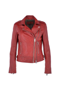 Veste de moto d'hiver en coton tricoté de haute qualité, imperméable et respirante, pour femmes européennes et américaines, style punk à col rond - Product Image 4