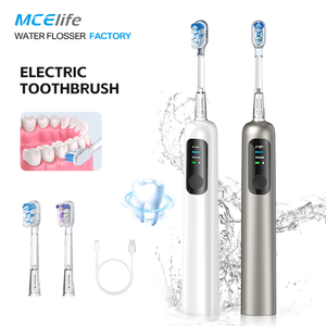 Fabbrica OEM Sonic vibrazione spazzolino da denti per la cura ortodontica sbiancamento e uso delicato con imballaggi personalizzati per la vendita al dettaglio e di viaggio - Product Image 1