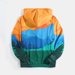 Sudaderas con capucha de sublimación para hombre fabricadas en fábrica de poliéster 100% a la venta a un precio asequible - Product Image 2