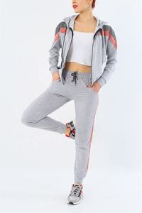 ชุดวอร์มแห้งเร็วสำหรับผู้หญิง,ชุดวอร์มสำหรับผู้หญิงชุดออกกำลังกายเล่นกีฬาชุดติดตาม - Product Image 5