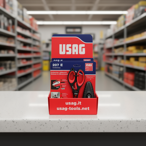 Expositor de mostrador USAG con 6 tijeras y 207 productos de tijeras y cortadoras tipo E - Product Image 3