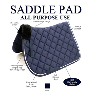 Selle de cheval occidentale personnalisée de haute qualité, confortable, couleur unie, rembourrage en coton et polyester, polycoton - Product Image 3