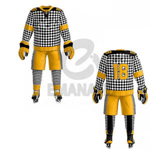 Uniformes de Hockey sobre Hielo Sólidos, Tela 100% Poliéster, Secado Rápido, Transpirable, Antibacteriano, Construcción Duradera para Competencia - Product Image 2
