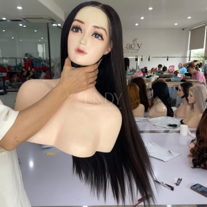 วิกผมแท้จากมนุษย์100% เวียดนามวิกผมแท้สีดำทรงตรงวิกผม2025สวย - Product Image 5