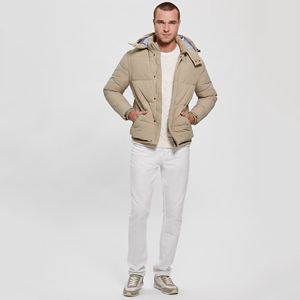 Chaqueta acolchada de manga larga 2025 para ropa de invierno, Material transpirable de la mejor calidad, chaqueta acolchada de talla grande para hombre, servicio OEM - Product Image 6