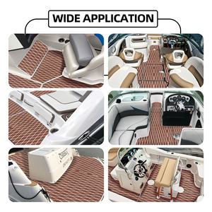 Gmart Tapis de pont de <span class=keywords><strong>bateau</strong></span> moderne en mousse adhésive 3M, installation par clic, EVA marin, résistant à l'humidité, double rainure, garantie 5 ans, revêtement de sol pour yacht - Product Image 6