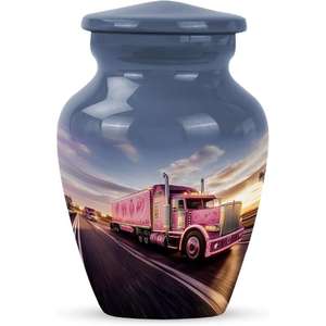 2025 mejor venta única urna conmemorativa pintada a mano recuerdo decorativo urnas funerarias del exportador indio - Product Image 3