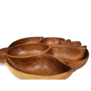 Plato y bandeja de madera de bambú de la mejor calidad, vajilla de tendencia, utensilios de cocina para Postres, alimentos y Chocolate - Product Image 5