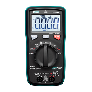 Fr101 loạt thông minh vạn năng 2000 4000 Đếm tự động Tester cho <span class=keywords><strong>AC</strong></span>/DC điện áp hiện tại Ampe kế dữ liệu giữ Diode Vôn kế Ohm công cụ - Product Image 1