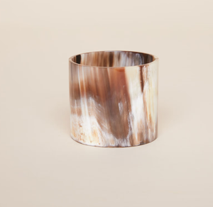 Anillo de servilleta de cuerno de búfalo Anillo de servilleta de lujo de alta calidad Fiesta de bodas Navidad 100% Anillos de servilleta de cuerno de búfalo y buey - Product Image 1