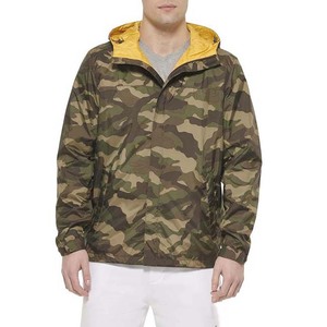 Chaqueta impermeable de nailon de camuflaje para hombre, las mejores tendencias, chaquetas a prueba de viento con logotipo personalizado para hombre, capa impermeable de tela sostenible - Product Image 1