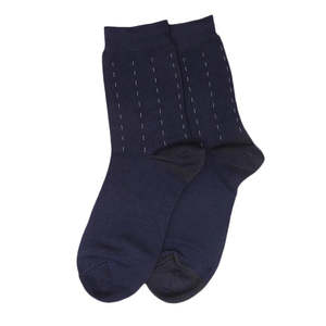 Men's <b>Socks</b> - Navy Blue - Product Image 1