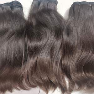 100% extensions de cheveux vierges indiens bruts en vrac non traités Double trame faisceaux couleur naturelle doux cheveux humains vendeur en gros - Product Image 6