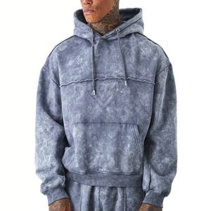 Survêtement pour homme en tissu lourd de qualité supérieure, imprimé sur mesure, lavage à l'acide, respirant, durable, anti-rides - Product Image 3