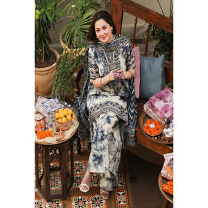 ชุดสูทผู้หญิงลายปักพิมพ์ลายหรูหรา Sapphire Lawn'25-TC-1279 - Product Image 3