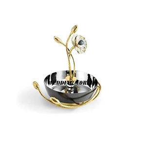 Tazón de Chocolate Decorativo de Metal con Forma Redonda, Tazón para Dulces con Acabado Personalizado, Nuevo Tazón de Chocolate Decorativo con Forma Redonda - Product Image 1