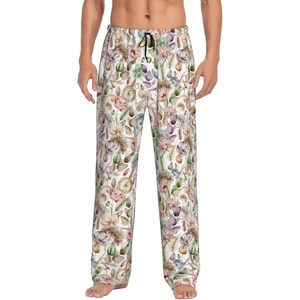 กางเกงชิโนผ้าไหมน้ำแข็งน้ำหนักเบาสำหรับผู้ชาย เหมาะสำหรับฤดูร้อน ใส่สบาย ระบายอากาศดี ป้องกันแสงแดด ทรงตรง เอวกลาง ติดกระดุม - Product Image 3