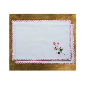 100% Cotton Napkin Towel Embroidered Napkins Eco Friendly Durable Customized Square Print Napkins For Kitchen