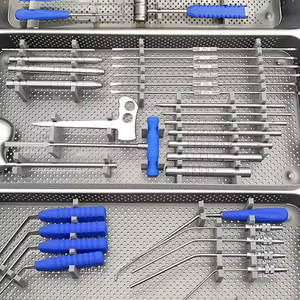 Juego de instrumentos de columna vertebral M.A SIDDIQUE INTERNATIONAL Instrumentos endoscópicos unilaterales con estuche Instrumento de columna vertebral autoclavable - Product Image 3