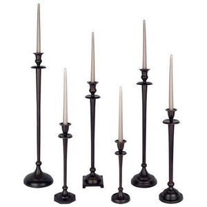 Élégant bougeoir en métal artisanal pour centre de table de décoration intérieure et arrangement d'éclairage de table de soirée romantique - Product Image 1