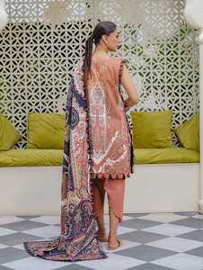 Ropa de mediados de invierno estilo indio pakistaní shalwar qameez con trajes paquistaníes impresos digitales largos y cortos de invierno - Product Image 2