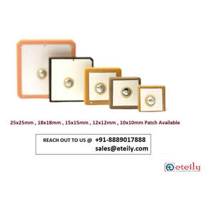 เสาอากาศติดแผ่นเซรามิก GPS ขนาดกะทัดรัดความแม่นยำสูงผลิตในประเทศอินเดียเสาอากาศสื่อสารภายใน12*12 - Product Image 2