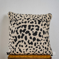 Coussins en polycoton Jacquard Ivoire et Noir Décoratif Doux Durable Décor À La Maison Coussin pour Canapé Salon et Chambre