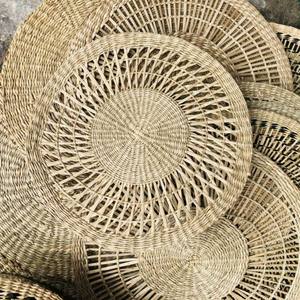 Mantel de algas marinas tejido redondo de Vietnam - Product Image 4