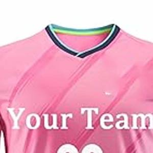 เสื้อเจอร์ซีย์ฟุตบอลสำหรับผู้ชายเสื้อเจอร์ซีย์ฟุตบอลสโมสรออกแบบได้2024-2025คนเสื้อเจอร์ซีย์ฟุตบอลโลโก้ระเหิด - Product Image 2