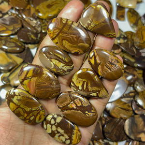 Qualité incroyable 100% naturel Outback Jasper Cabochon pierres précieuses en vrac dos plat cabines de guérison au prix de gros - Product Image 2