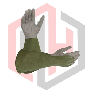 Gants de jardinage en cuir pour hommes et femmes, gants de travail de sécurité, imperméables, résistants aux déchirures, respirants, sans silicone - Product Image 4