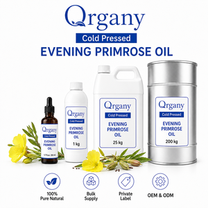 Aceite Portador Puro de Onagra (Oenothera Biennis) Prensado en Frío al por Mayor para Cosméticos, Etiqueta Privada, Cuidado Facial y de la Piel, OEM ODM - Product Image 1