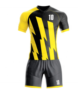 Uniforme de football personnalisé, design rétro, séchage rapide, 100% polyester, uniforme de football pour adultes unisexes - Product Image 4