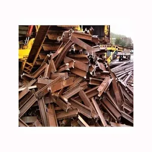 Hms 1 2 Iron scraps heavy metal steel used rail scrap r50 r65 bulk shredded hms bundle steel scrap for sale