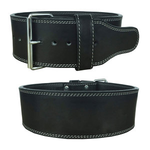 Ceinture de musculation en peau de mouton respirante et durable pour l'entraînement de force, la musculation, la remise en forme, ajustement réglable pour les séances d'entraînement intenses - Product Image 1