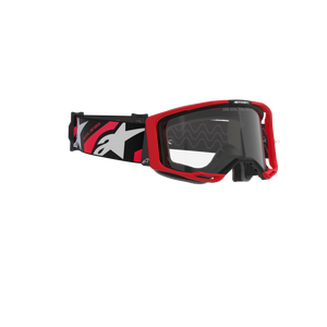 Gafas de Motocross y Ciclismo Unisex Alpinestars Vision 8 Rojas Transparentes - Product Image 4