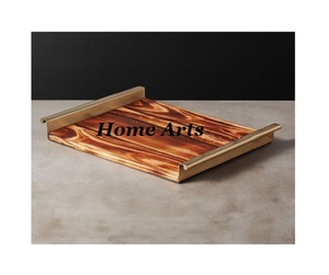 Bandeja para servir comida de madera de último diseño con calidad superior Bandeja para servir chocolates de tamaño personalizado a la venta - Product Image 2