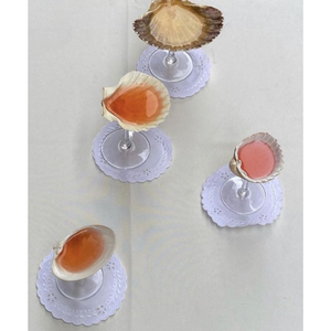 TRENDING 2025 CONCH SHELL GOBLET: ELEGANT HANDMADE WINE GLASS MADE OF SEASHELLS FOR LUXURY PARTY DECOR - Product Image 1